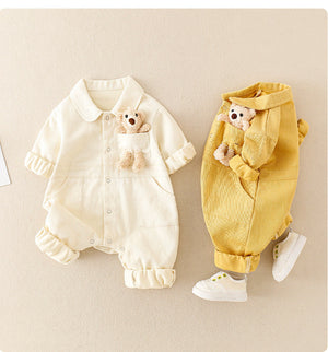 Discover the Baby Handsome Denim Jumpsuit for Your Little Adventurer