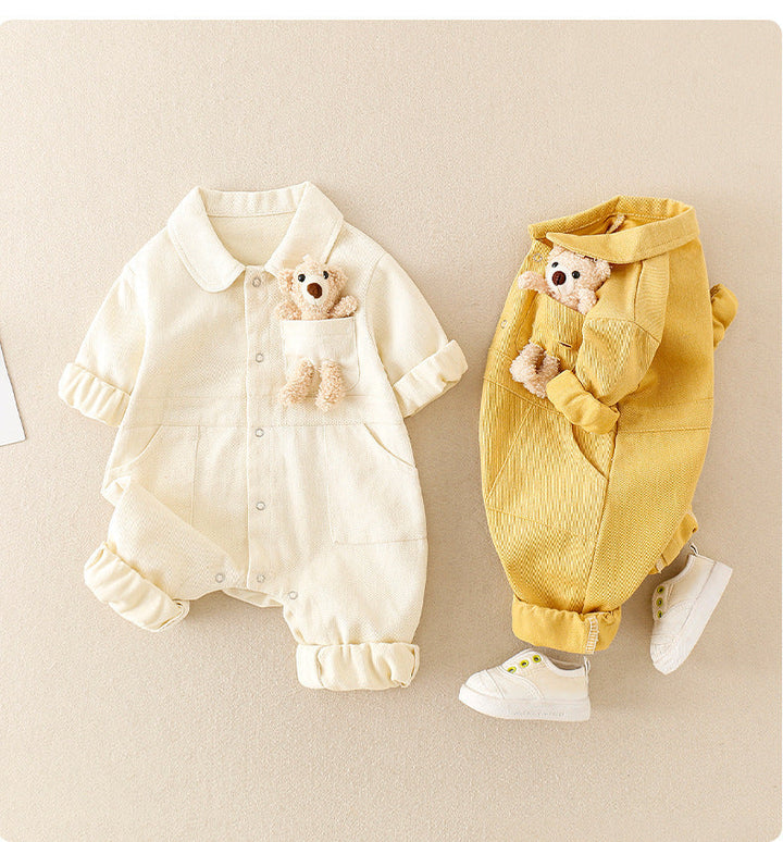 Discover the Baby Handsome Denim Jumpsuit for Your Little Adventurer
