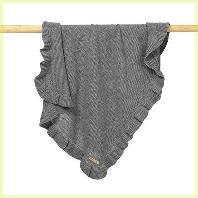 Knitted Newborn Baby Swaddle Wrap Ruffle