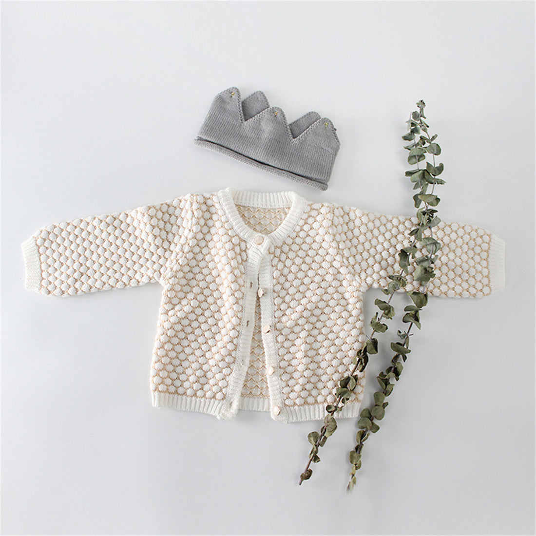 Sweet Baby Cardigan Jacket Romper