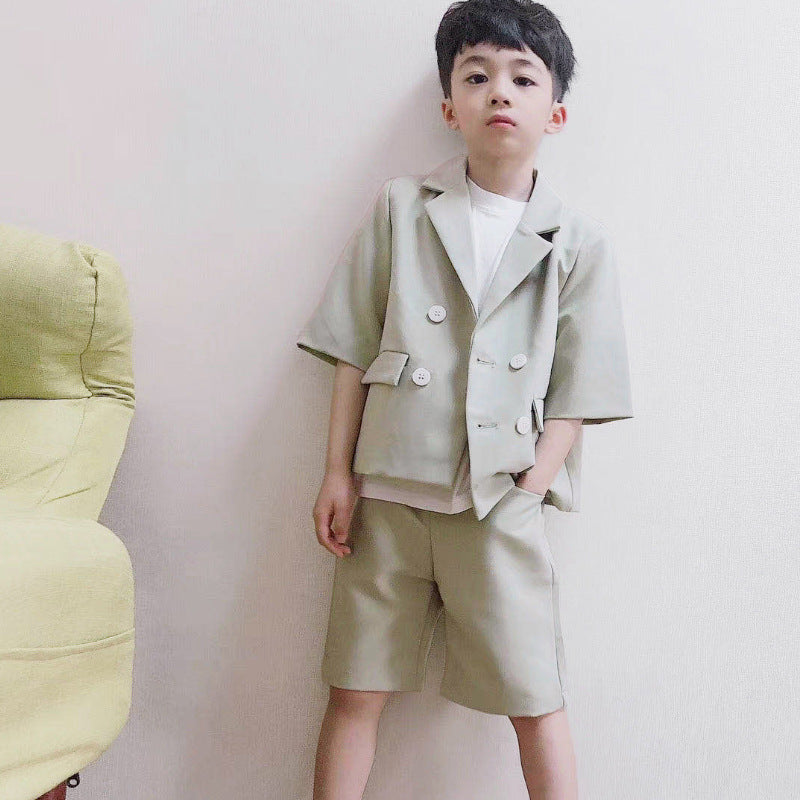 Boys' Double-breasted Suits, Children's Small Suits
