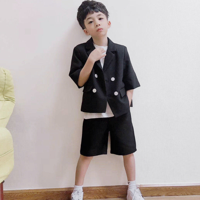 Boys' Double-breasted Suits, Children's Small Suits