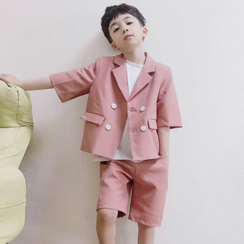 Boys' Double-breasted Suits, Children's Small Suits