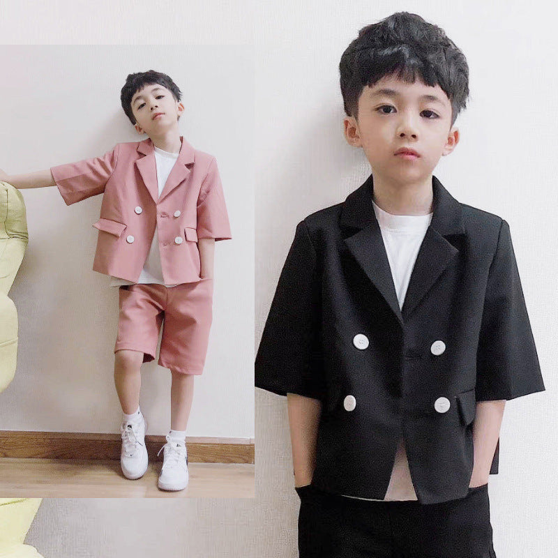 Boys' Double-breasted Suits, Children's Small Suits