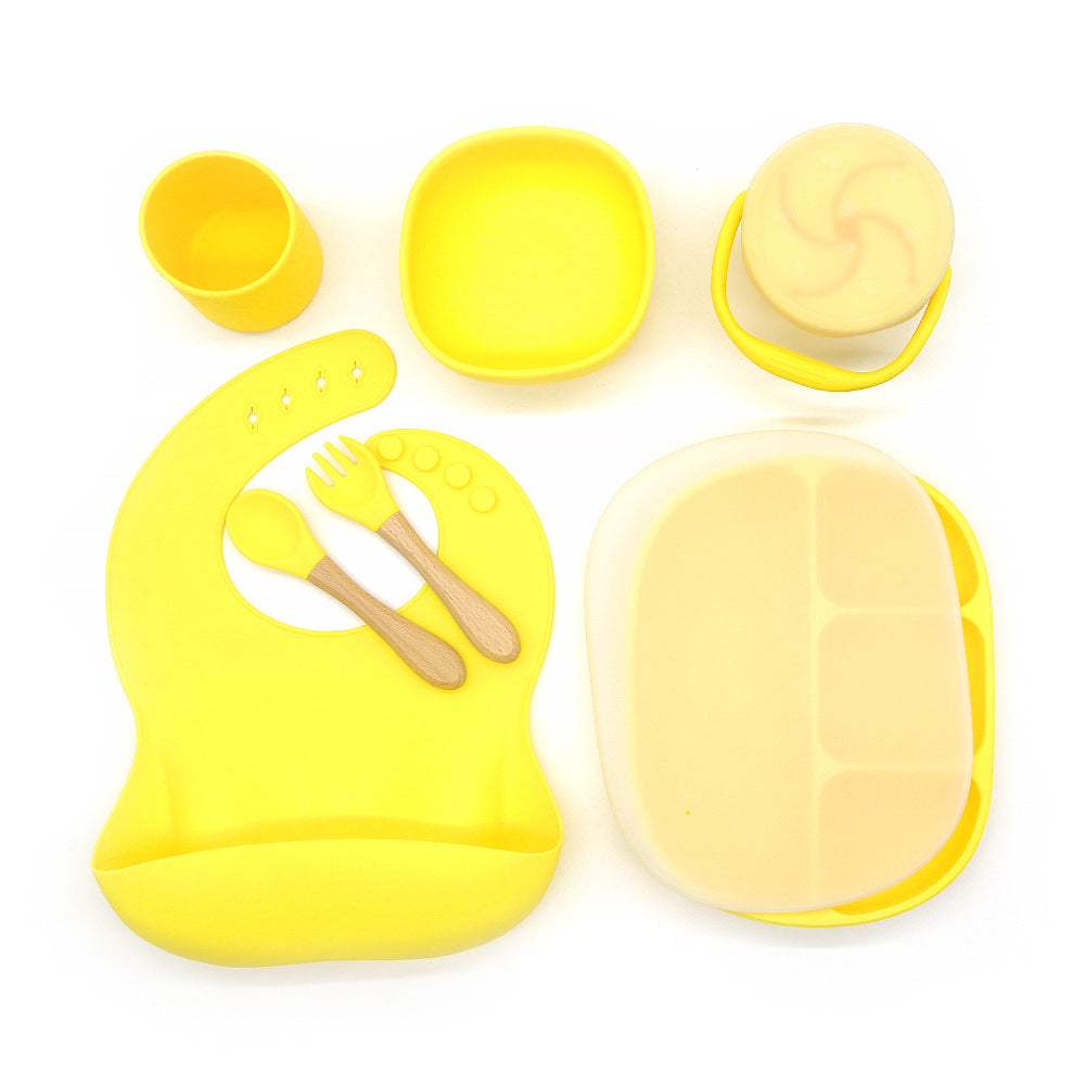 Anti-drop Snack Cup Feeding Tableware Set