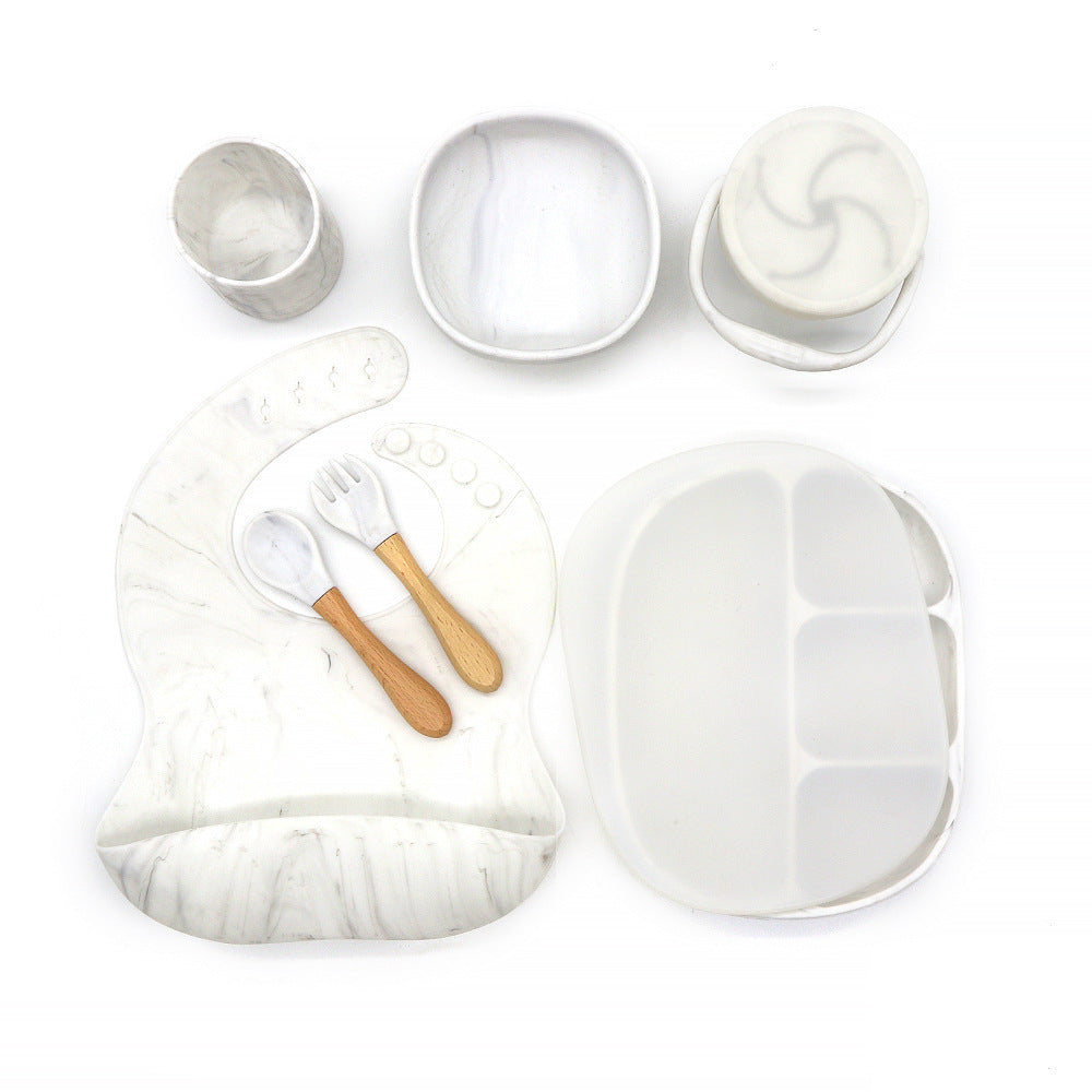 Anti-drop Snack Cup Feeding Tableware Set