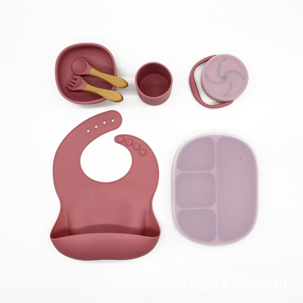 Anti-drop Snack Cup Feeding Tableware Set