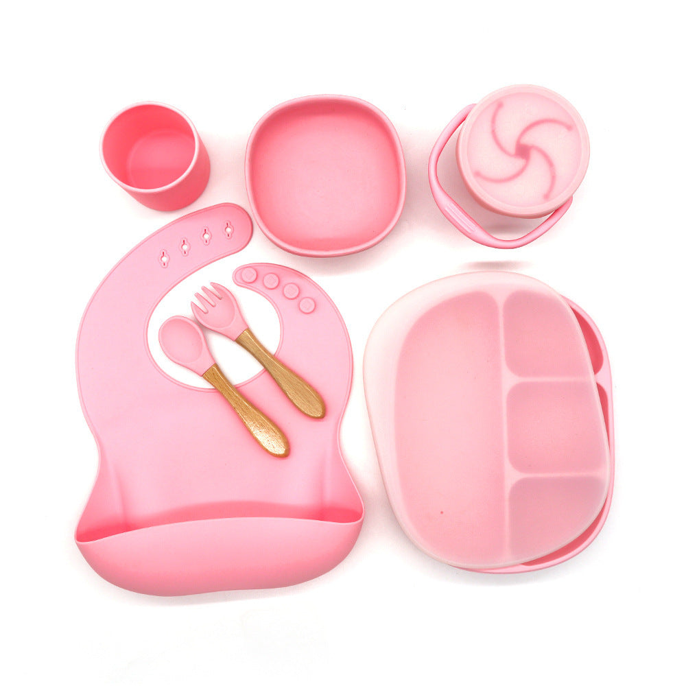 Anti-drop Snack Cup Feeding Tableware Set