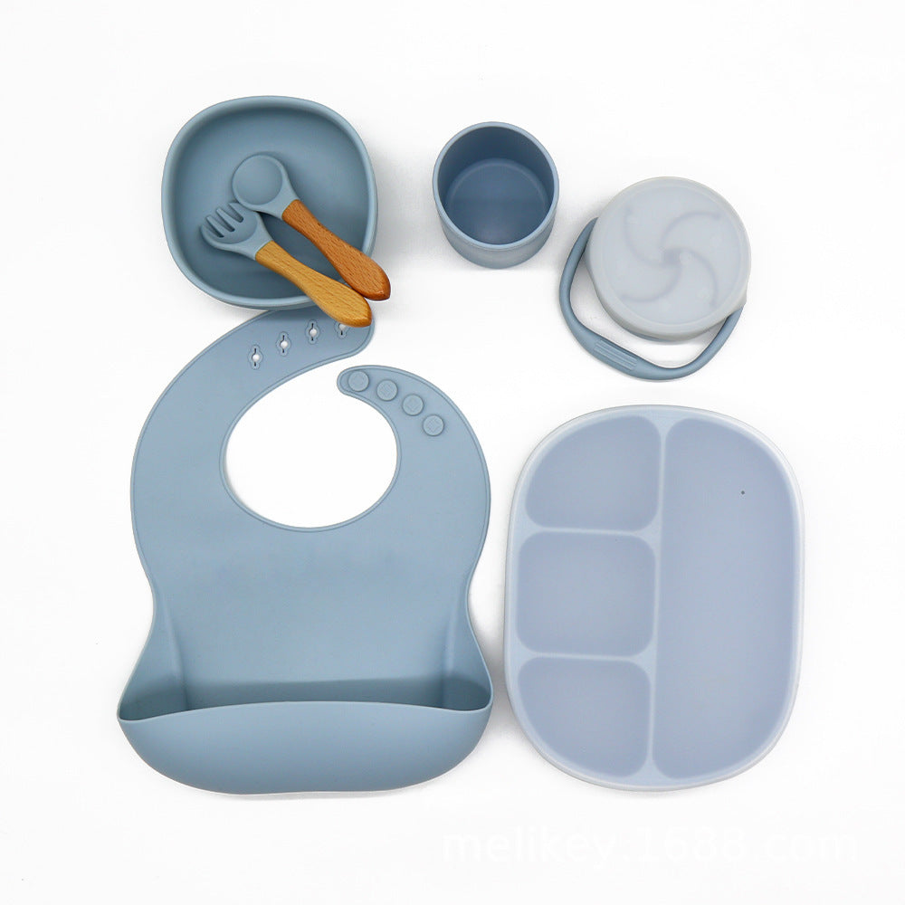 Anti-drop Snack Cup Feeding Tableware Set