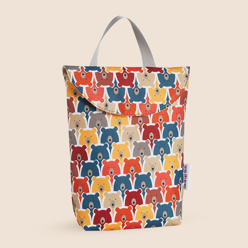 Baby diaper storage bag