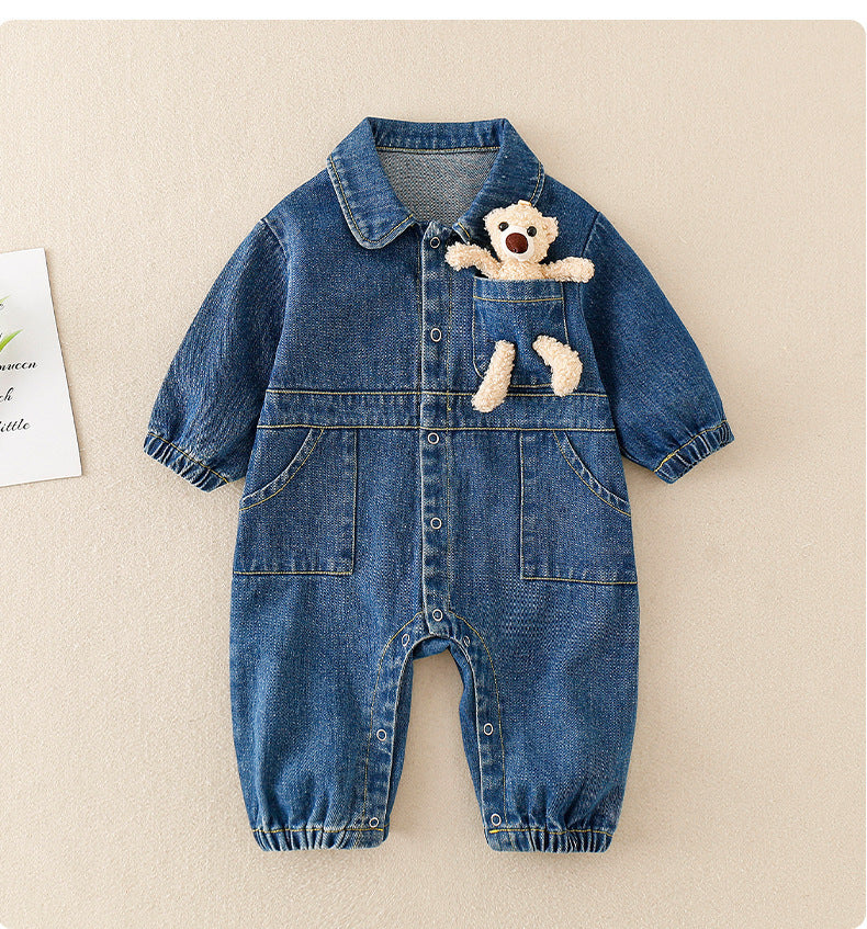 Baby Handsome Denim Jumpsuit