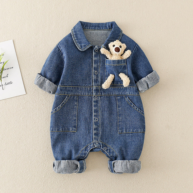 Baby Handsome Denim Jumpsuit