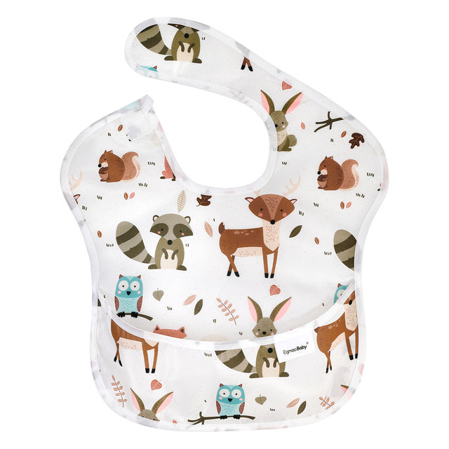 Polyester TPU Coated Waterproof Baby Bibs