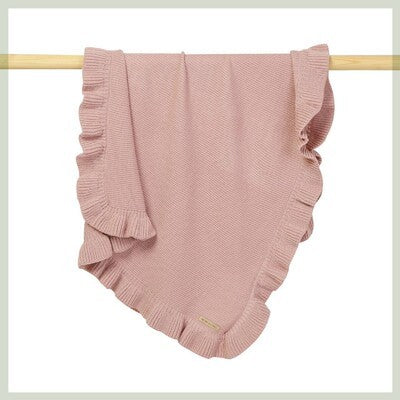 Knitted Newborn Baby Swaddle Wrap Ruffle