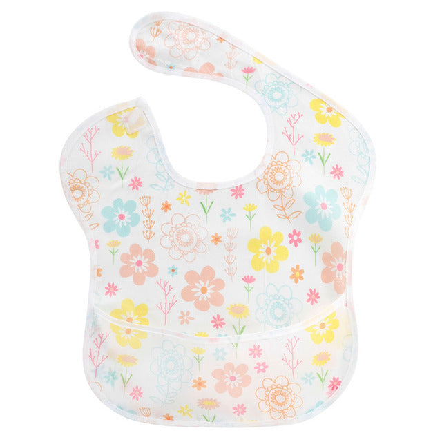 Polyester TPU Coated Waterproof Baby Bibs