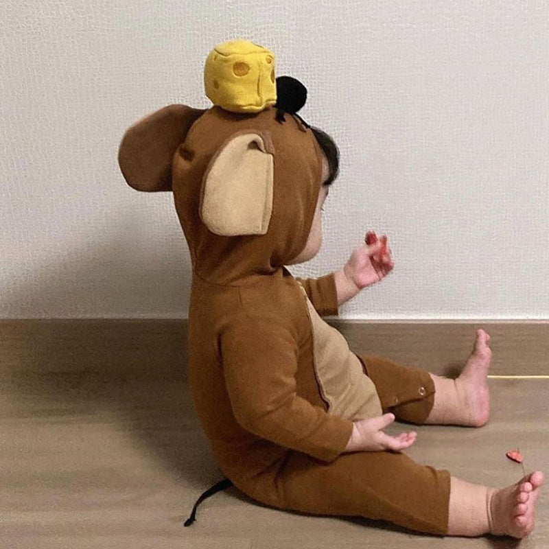 Baby Long-sleeved Mouse Romper