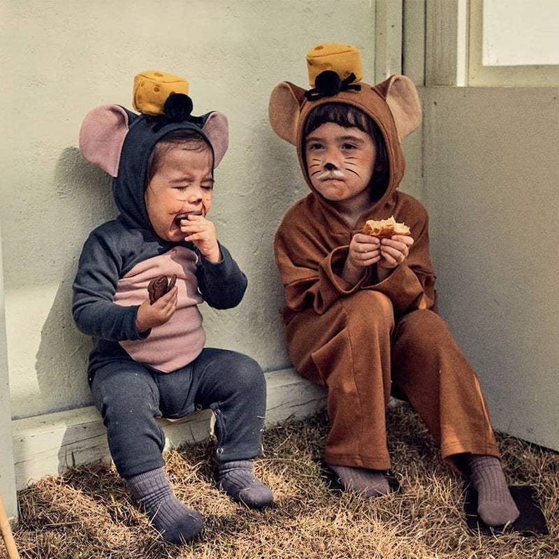 Baby Long-sleeved Mouse Romper