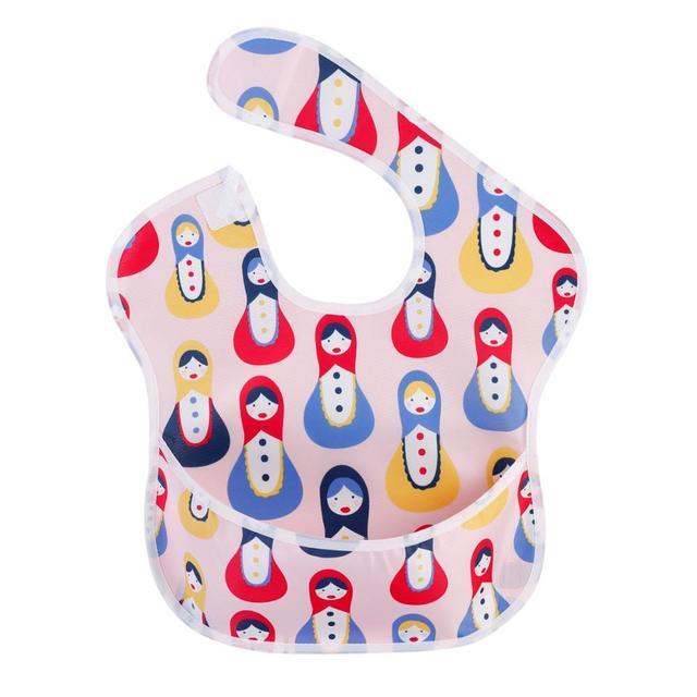 Polyester TPU Coated Waterproof Baby Bibs