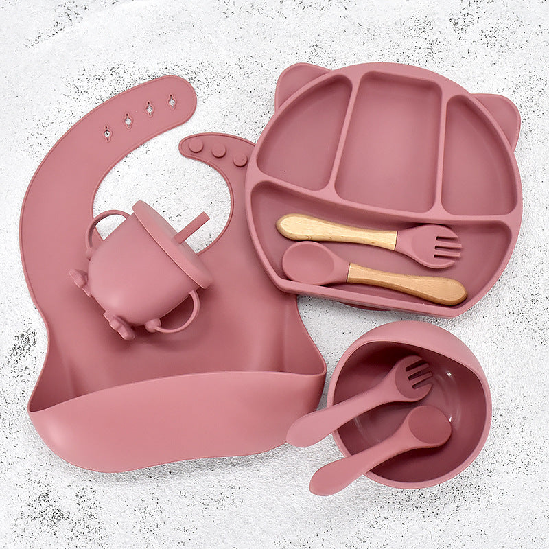 Infant Feeding Tableware Silicone Set