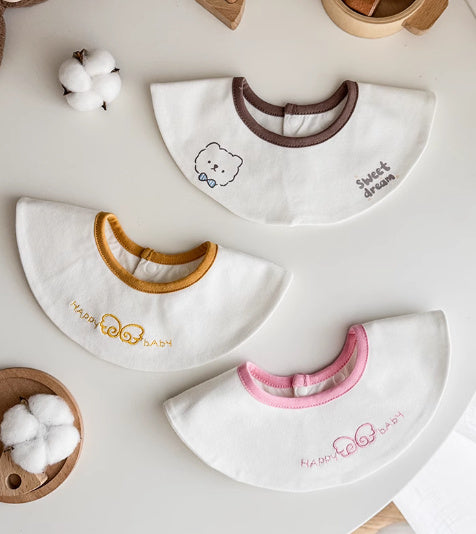 Baby Waterproof Milk Spilt Small Bibs