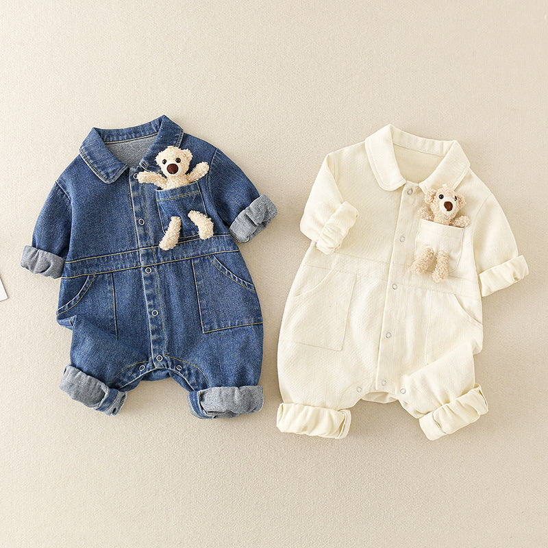 Baby Handsome Denim Jumpsuit