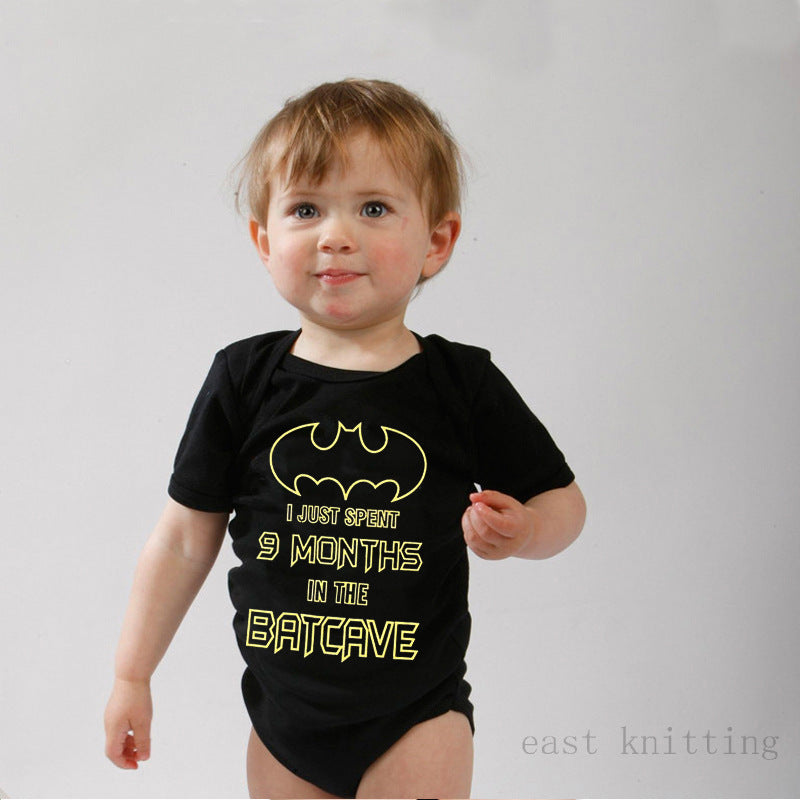 Printed Short-sleeved Romper