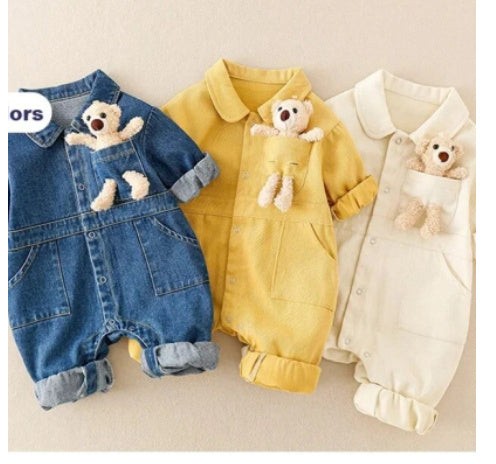 Baby Handsome Denim Jumpsuit