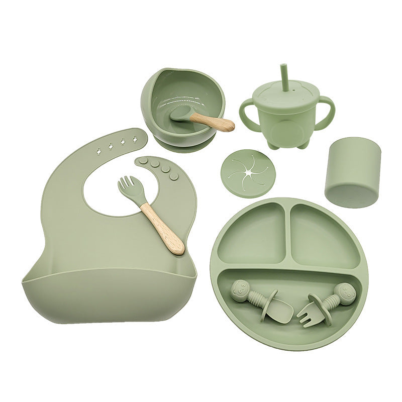 Baby Eat Learning Silicone Tableware