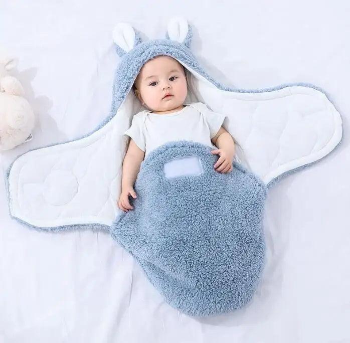 Super Soft Baby Fluffy Fleece Swaddle